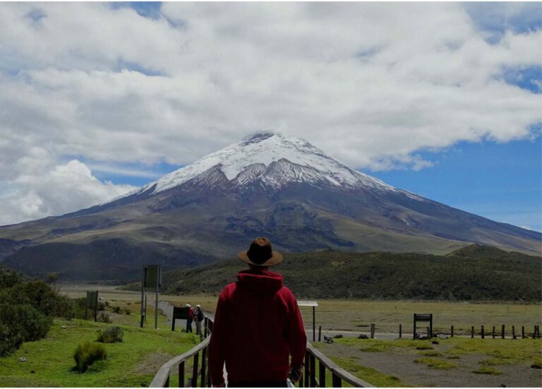 Viajante no Cotopaxi